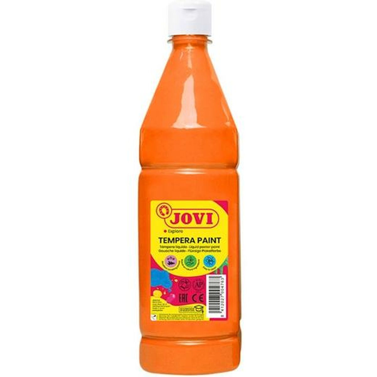 Tempera Jovi Portocaliu 1 L (6 Unități) - Birou și papetărie, Arte și Meserii