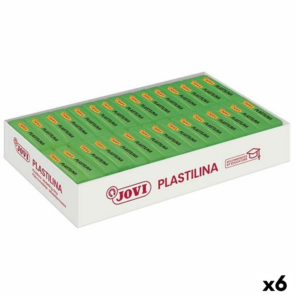 Plastilină Jovi Verde deschis 30 Piese (6 Unități) - Jucarii si jocuri, Activități creative