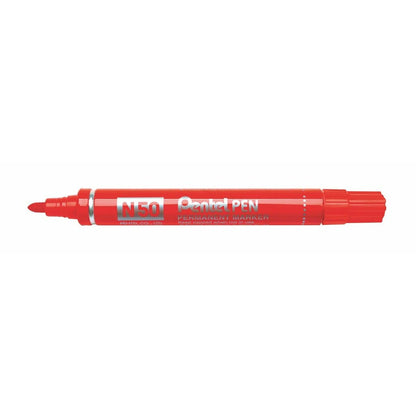 Marker permanent Pentel N50-BE Roșu 12 Piese - Birou și papetărie, Pixuri, creioane și articole de scris