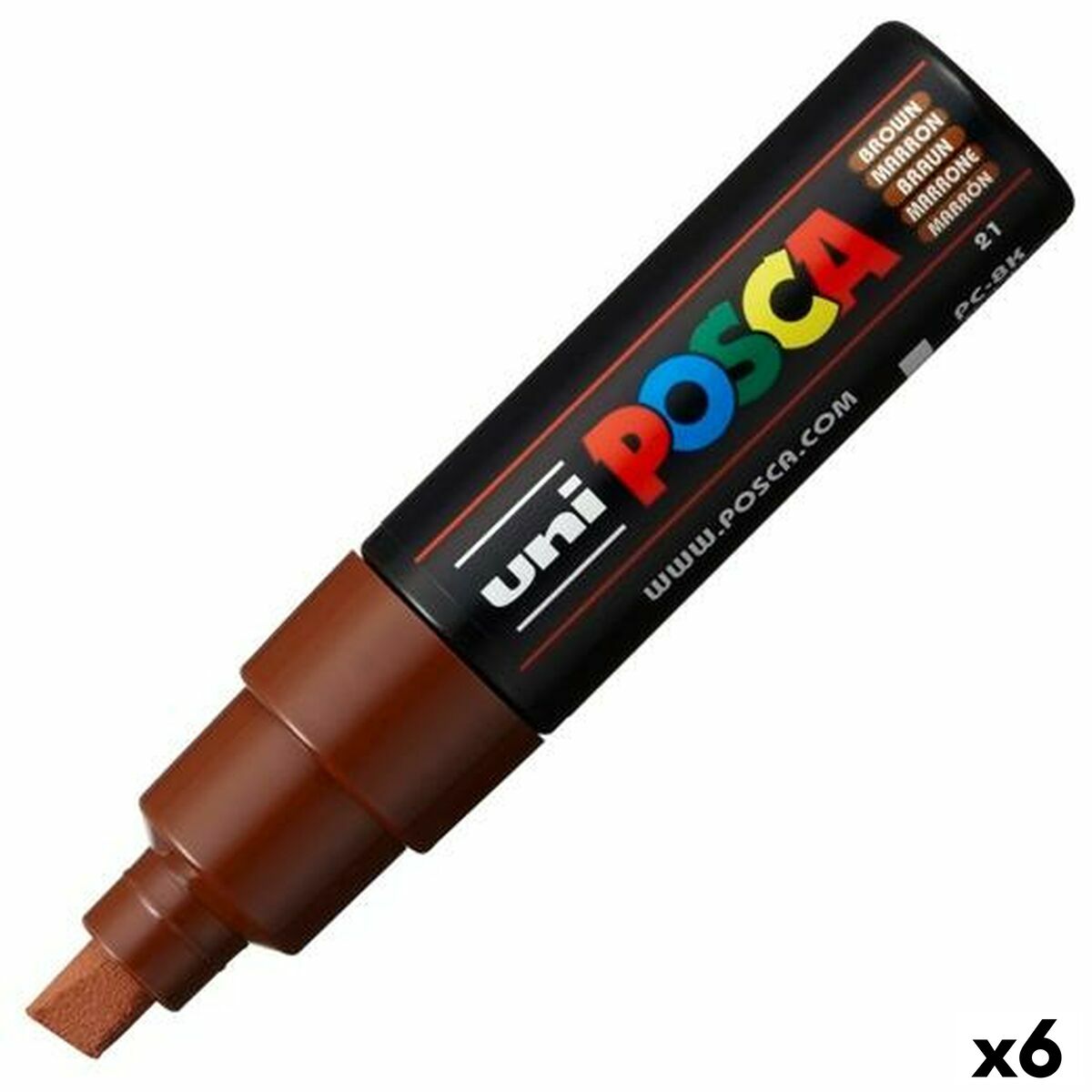 Cariocă POSCA PC-8K (6 Unități) - Birou și papetărie, Pixuri, creioane și articole de scris
