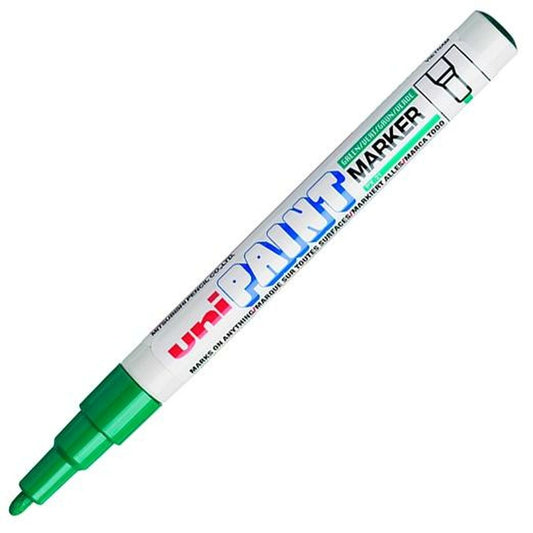 Marker permanent Uni-Ball Paint PX-21L Verde 12 Piese - Birou și papetărie, Pixuri, creioane și articole de scris