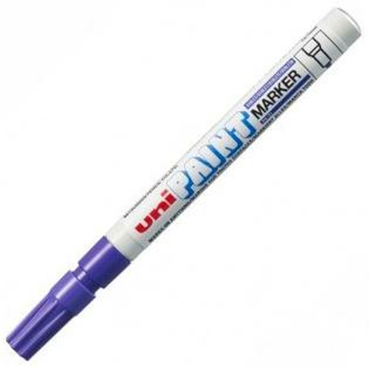 Marker permanent Uni-Ball Paint PX-21L Violet 12 Piese - Birou și papetărie, Pixuri, creioane și articole de scris