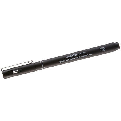 Marker permanent Uni-Ball PIN02-200(S) Negru 12 Piese - Birou și papetărie, Pixuri, creioane și articole de scris
