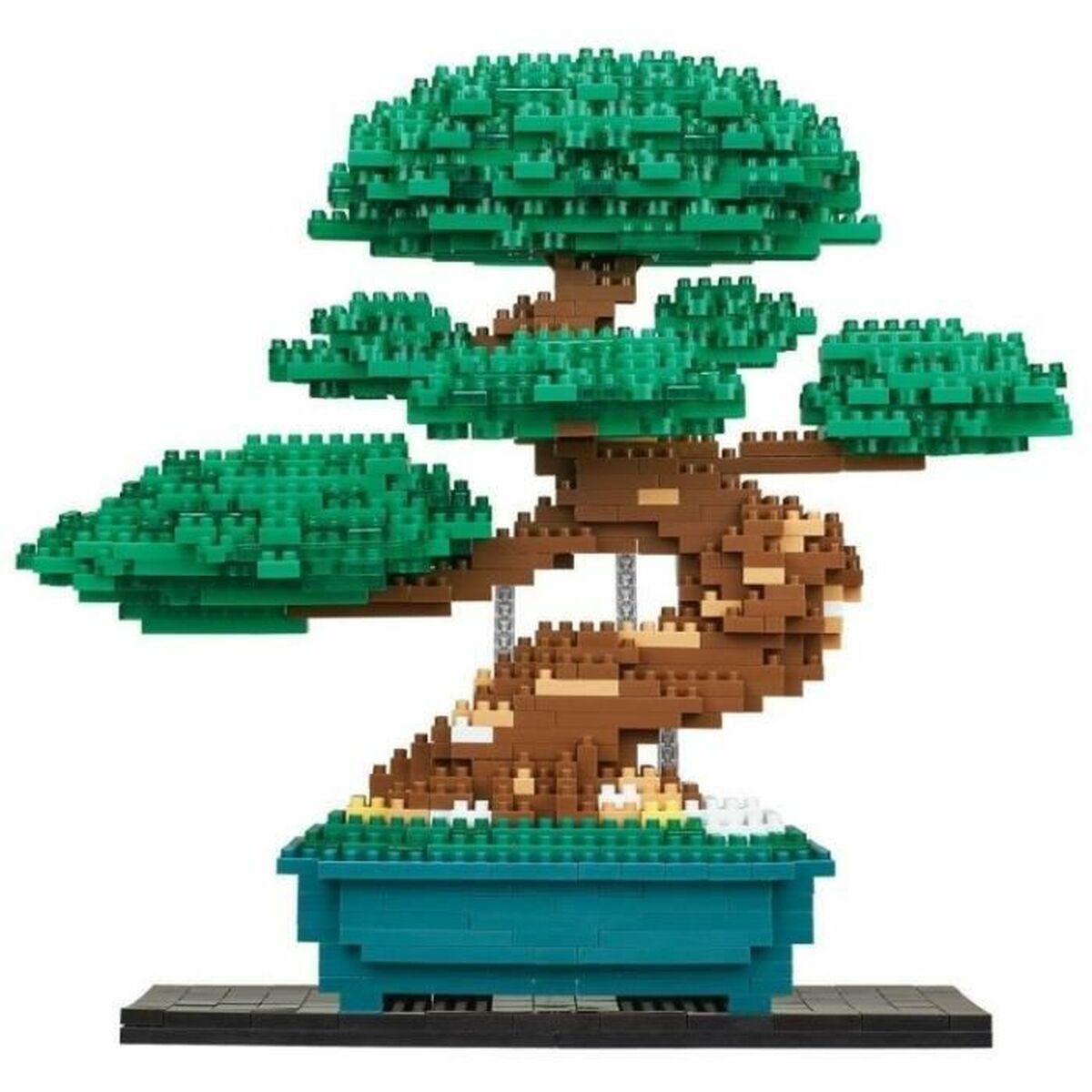 Set de Construcție Nanoblock Bonsai Pine Deluxe Edition NB-039 - Jucarii si jocuri