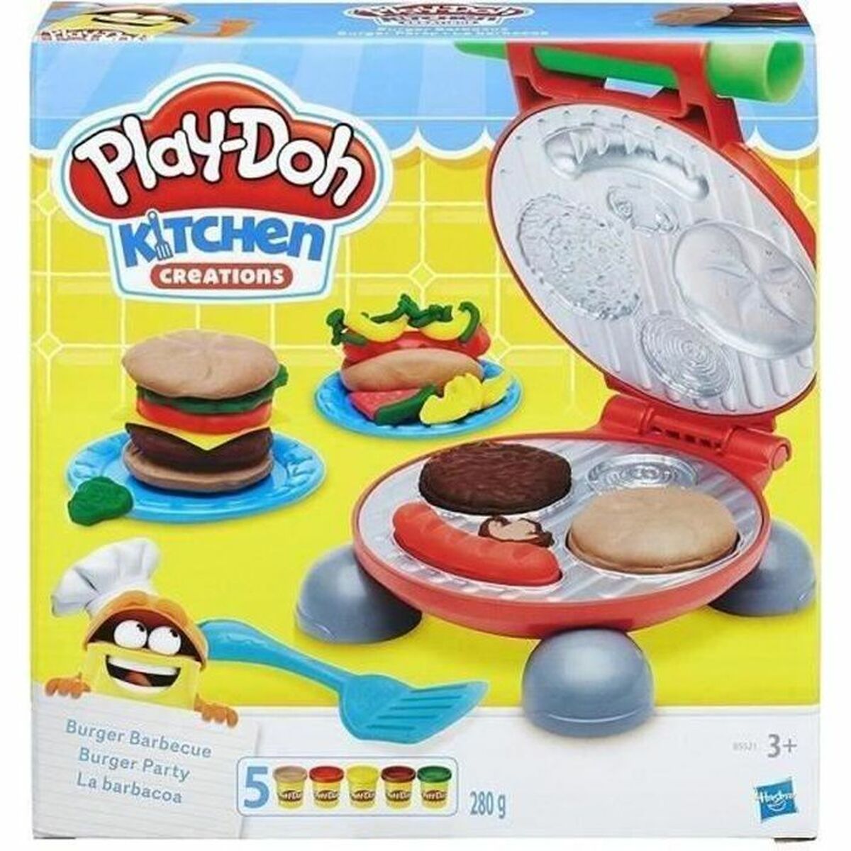 Joc de Plastilină Play-Doh Burger Party - Jucarii si jocuri, Activități creative