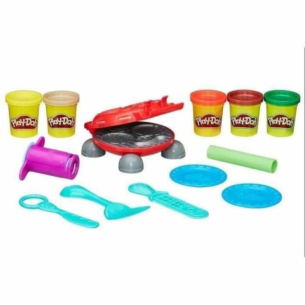 Joc de Plastilină Play-Doh Burger Party - Jucarii si jocuri, Activități creative