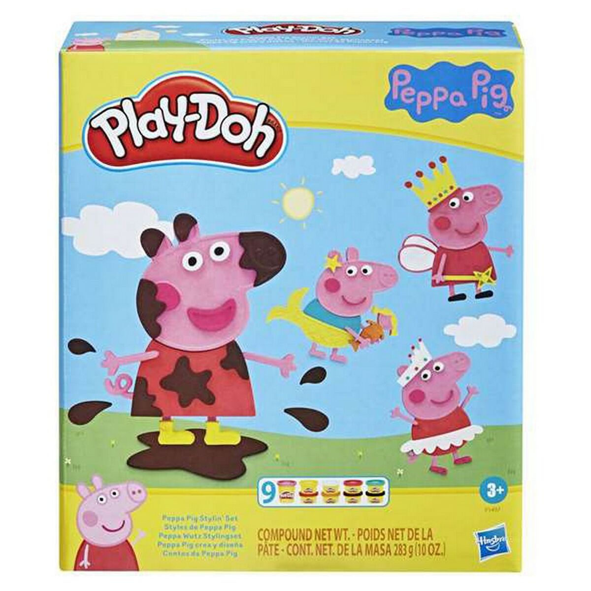 Joc de Plastilină Play-Doh Hasbro Peppa Pig Stylin Set - Jucarii si jocuri, Activități creative