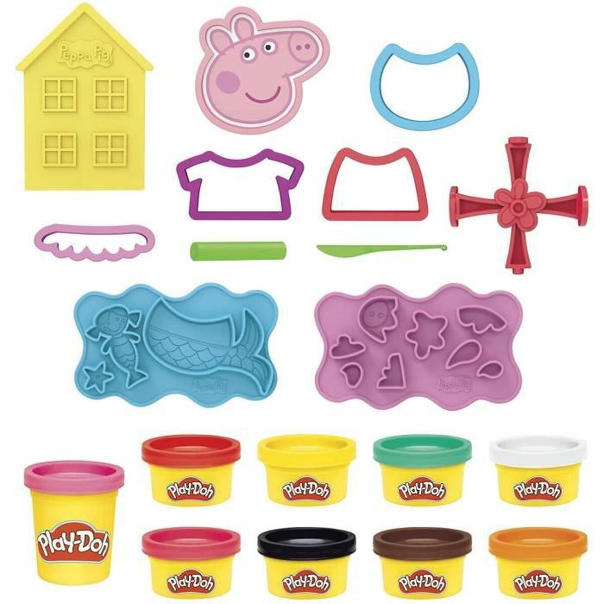 Joc de Plastilină Play-Doh Hasbro Peppa Pig Stylin Set - Jucarii si jocuri, Activități creative