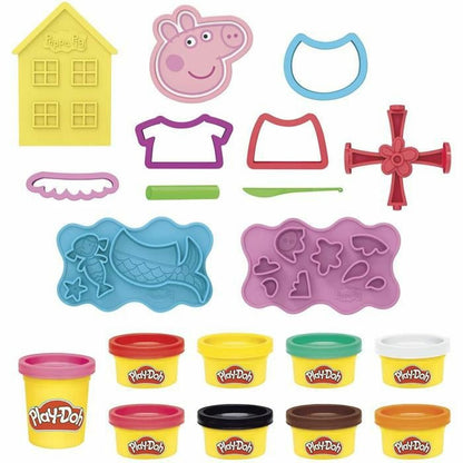 Joc de Plastilină Play-Doh Hasbro Peppa Pig Stylin Set - Jucarii si jocuri, Activități creative