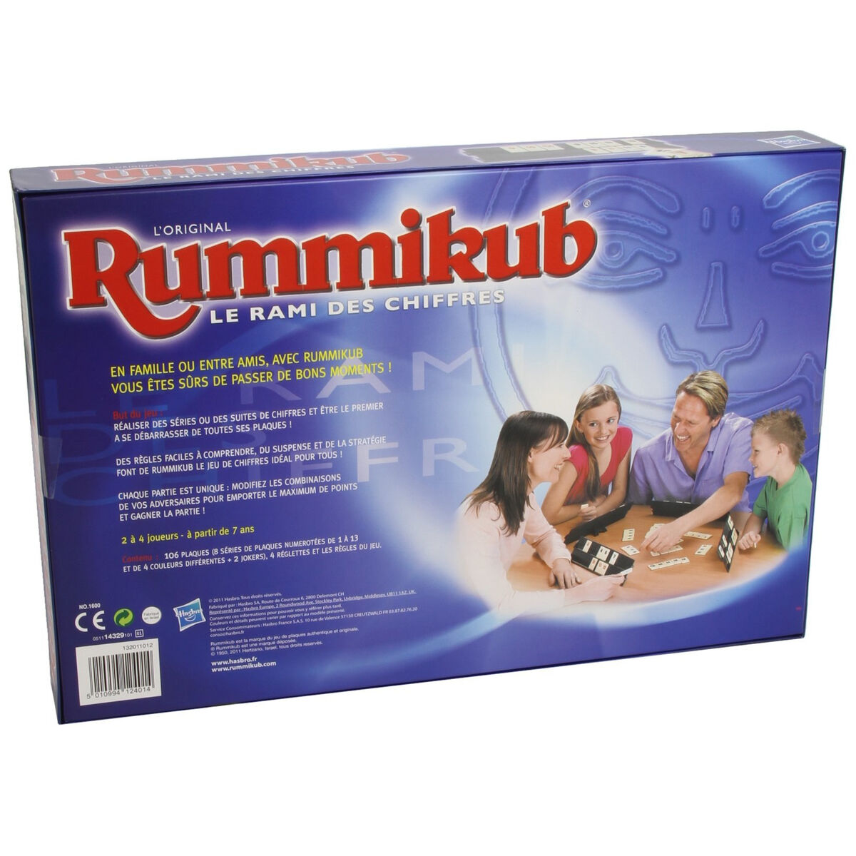 Joc de Masă Hasbro Rummikub Numbers (Franceză) (FR) - Jucarii si jocuri, Jocuri și accesorii