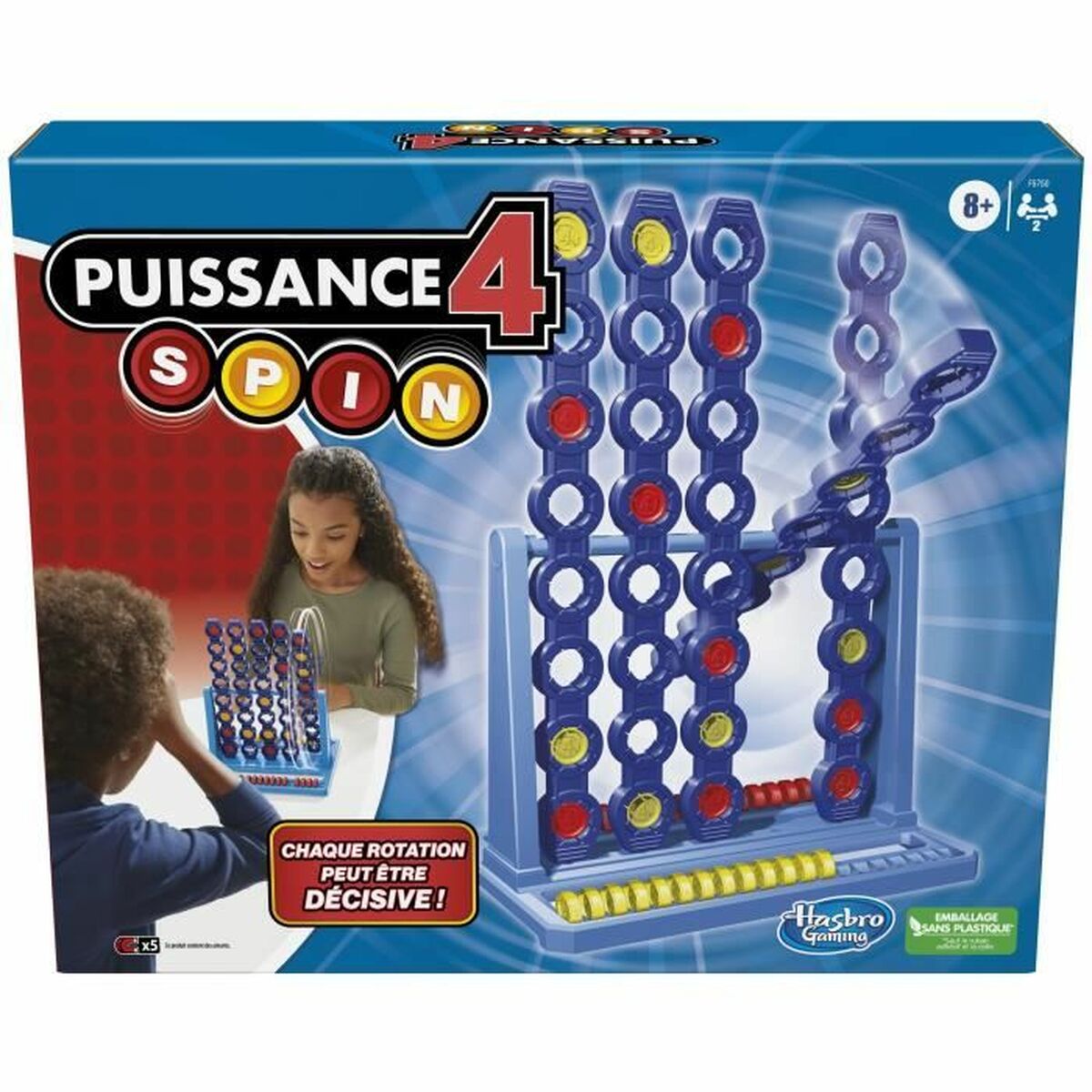 Joc de Masă Hasbro Puissance 4 Spin (FR) - Jucarii si jocuri, Jocuri și accesorii