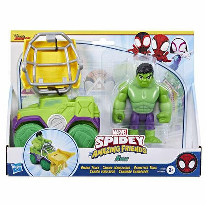 Playset Hasbro Spidey Amazing Friends Hulk Verde - Jucarii si jocuri, Activități creative