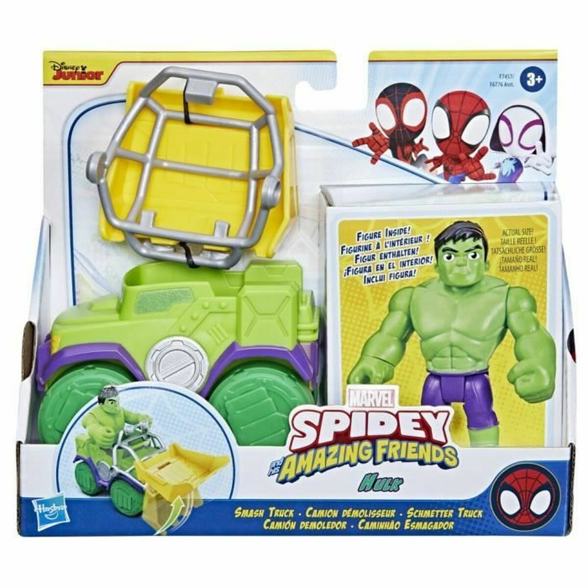 Playset Hasbro Spidey Amazing Friends Hulk Verde - Jucarii si jocuri, Activități creative