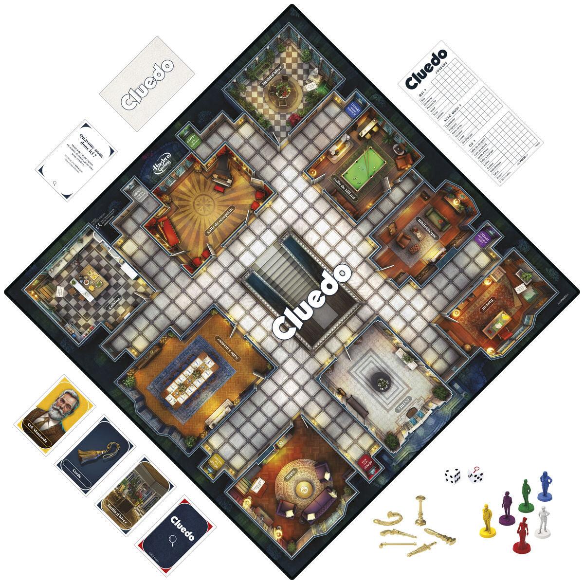 Joc de Masă Hasbro Cluedo (FR) Multicolor - Jucarii si jocuri, Jocuri și accesorii