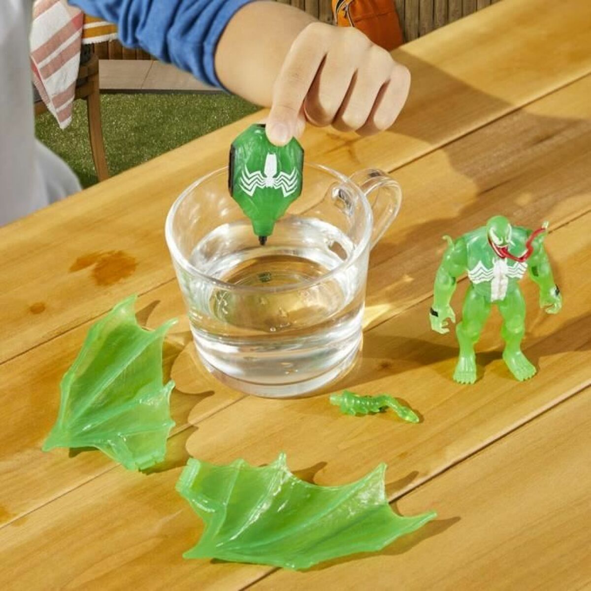 Playset Hasbro Green Symbiote Hydro-Wings 10 cm - Jucarii si jocuri, Păpuși și figurine