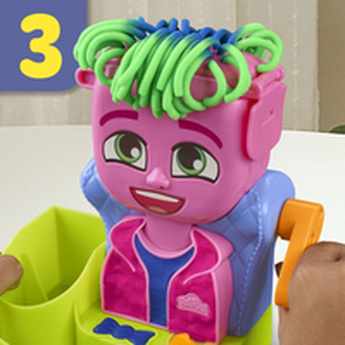 Joc de Plastilină Hasbro Playdoh Accesorii 6 Vase Coafură - Jucarii si jocuri, Activități creative