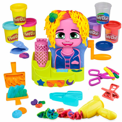 Joc de Plastilină Hasbro Playdoh Accesorii 6 Vase Coafură - Jucarii si jocuri, Activități creative
