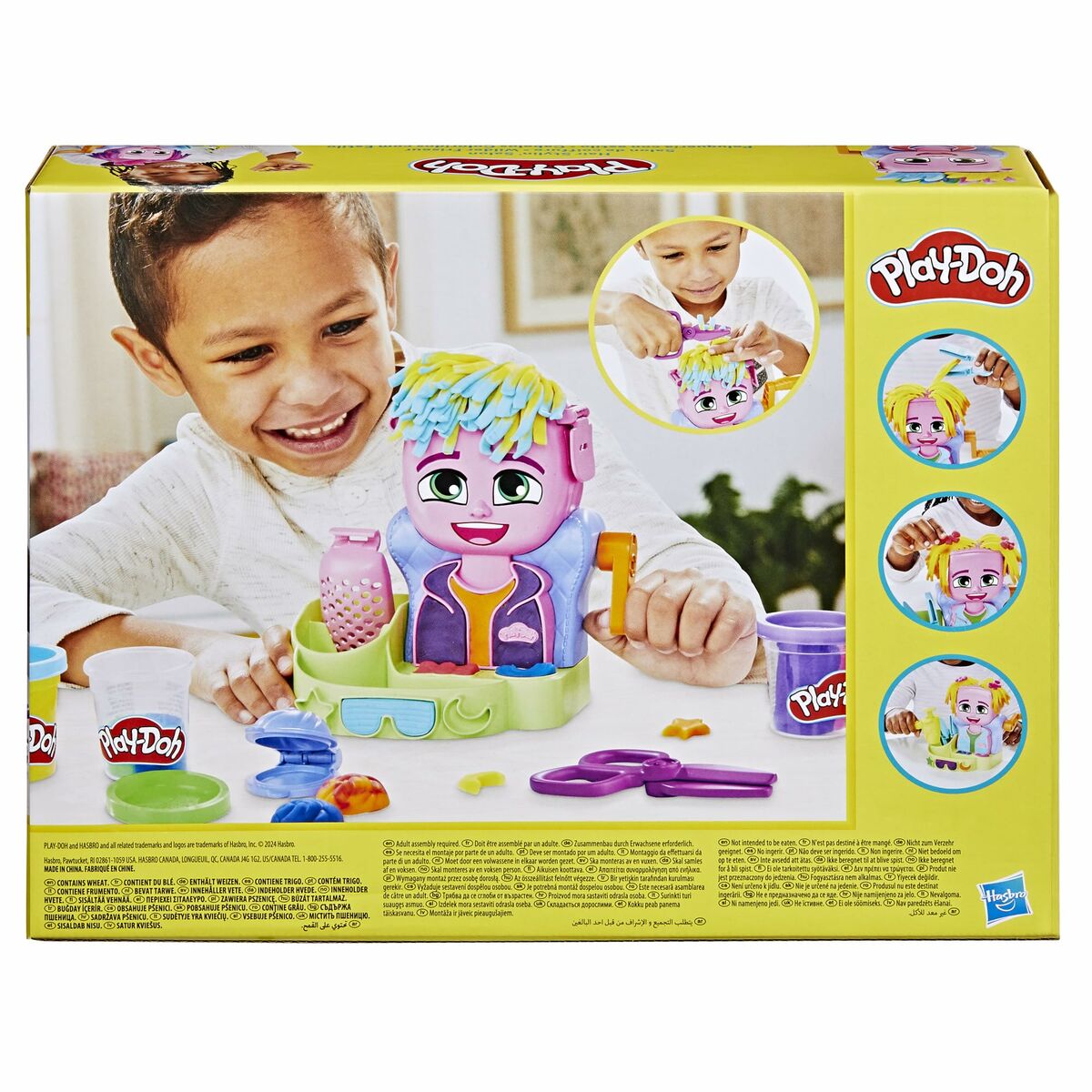 Joc de Plastilină Hasbro Playdoh Accesorii 6 Vase Coafură - Jucarii si jocuri, Activități creative