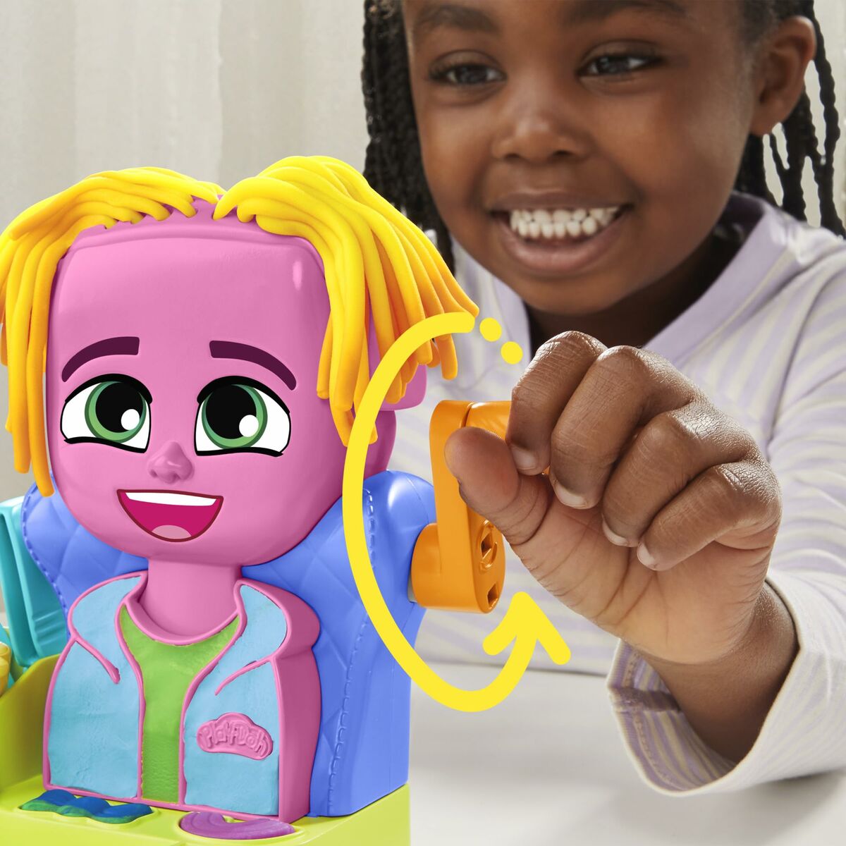 Joc de Plastilină Hasbro Playdoh Accesorii 6 Vase Coafură - Jucarii si jocuri, Activități creative