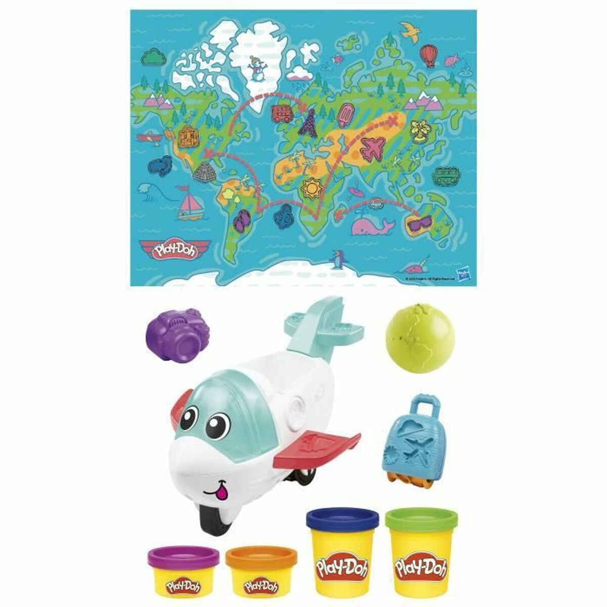Joc de Plastilină Play-Doh Airplane Explorer Starter Playset - Jucarii si jocuri, Activități creative