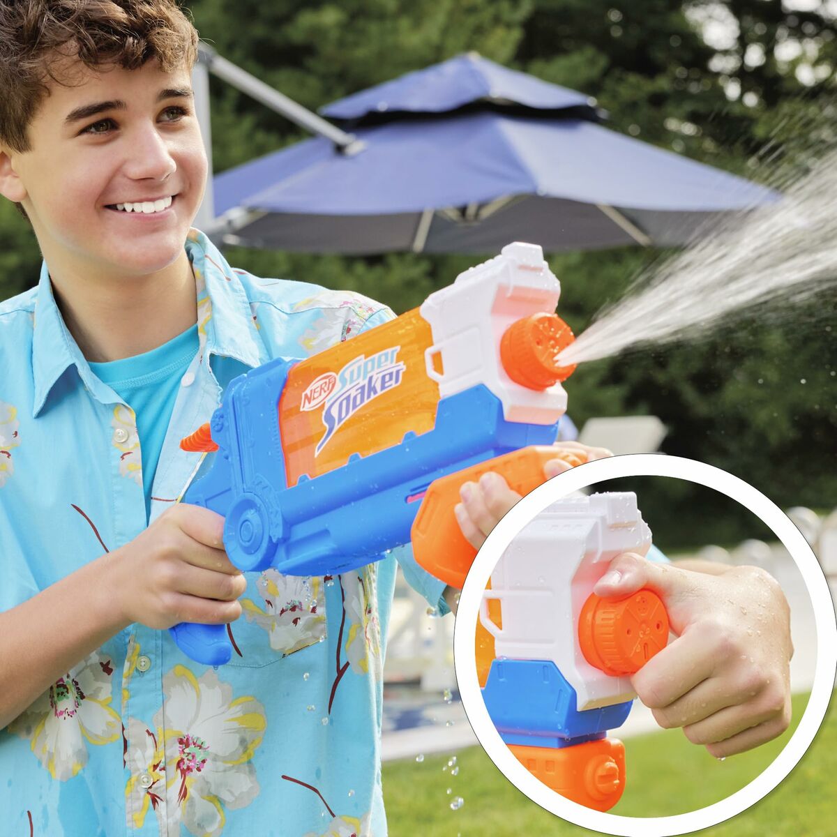 Pistol cu Apă Hasbro Nerf Super Soaker Soa Flip 21,5 x 45 cm - Jucarii si jocuri, În aer liber și sport