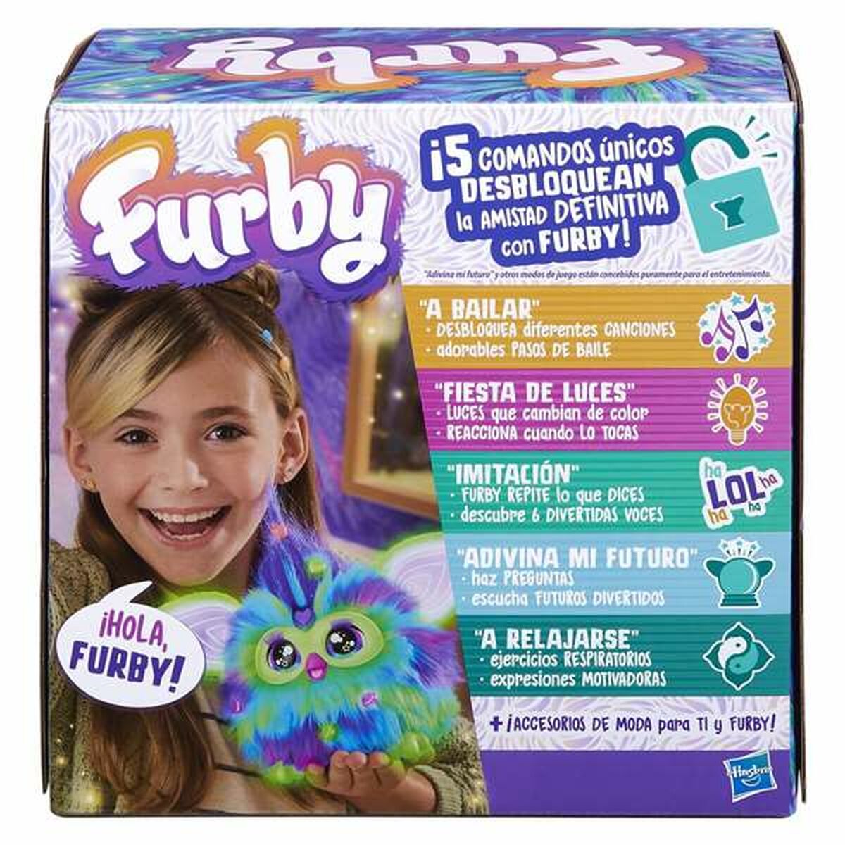 Animal de Companie Interactiv Hasbro Furby Aurora Furbealis 13 x 23 x 23 cm - Jucarii si jocuri, Jucării electronice