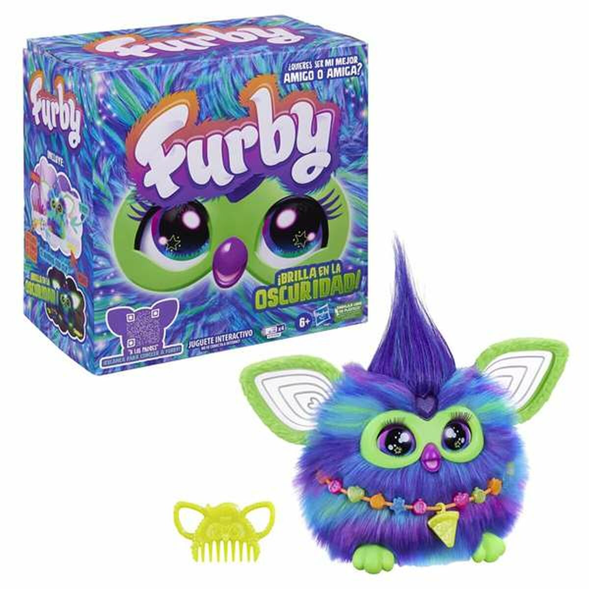 Animal de Companie Interactiv Hasbro Furby Aurora Furbealis 13 x 23 x 23 cm - Jucarii si jocuri, Jucării electronice