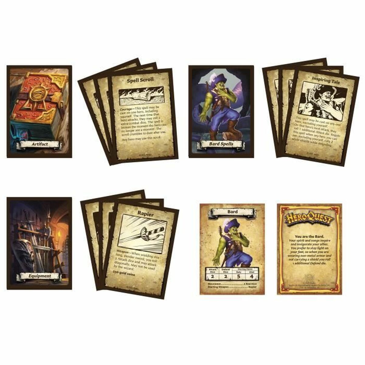 Joc de Masă Hasbro HeroQuest, Spirit Queen's Torment quest pack (FR) - Jucarii si jocuri, Jocuri și accesorii