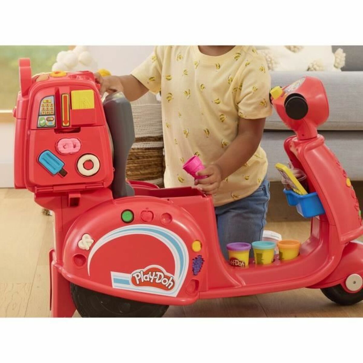 Joc de Plastilină Play-Doh My Pizza Scooter rouge - Jucarii si jocuri, Activități creative