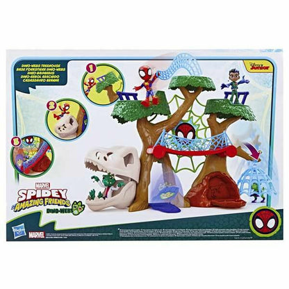 Playset Hasbro Base forestal con Dino-Webs de Spidey - Jucarii si jocuri, Păpuși și figurine