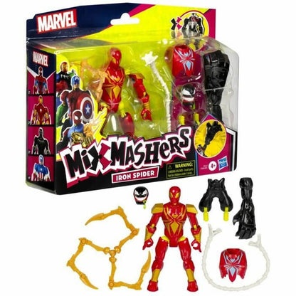 Figura îmbinată Hasbro MixMashers Iron Spider Deluxe - Jucarii si jocuri, Păpuși și figurine