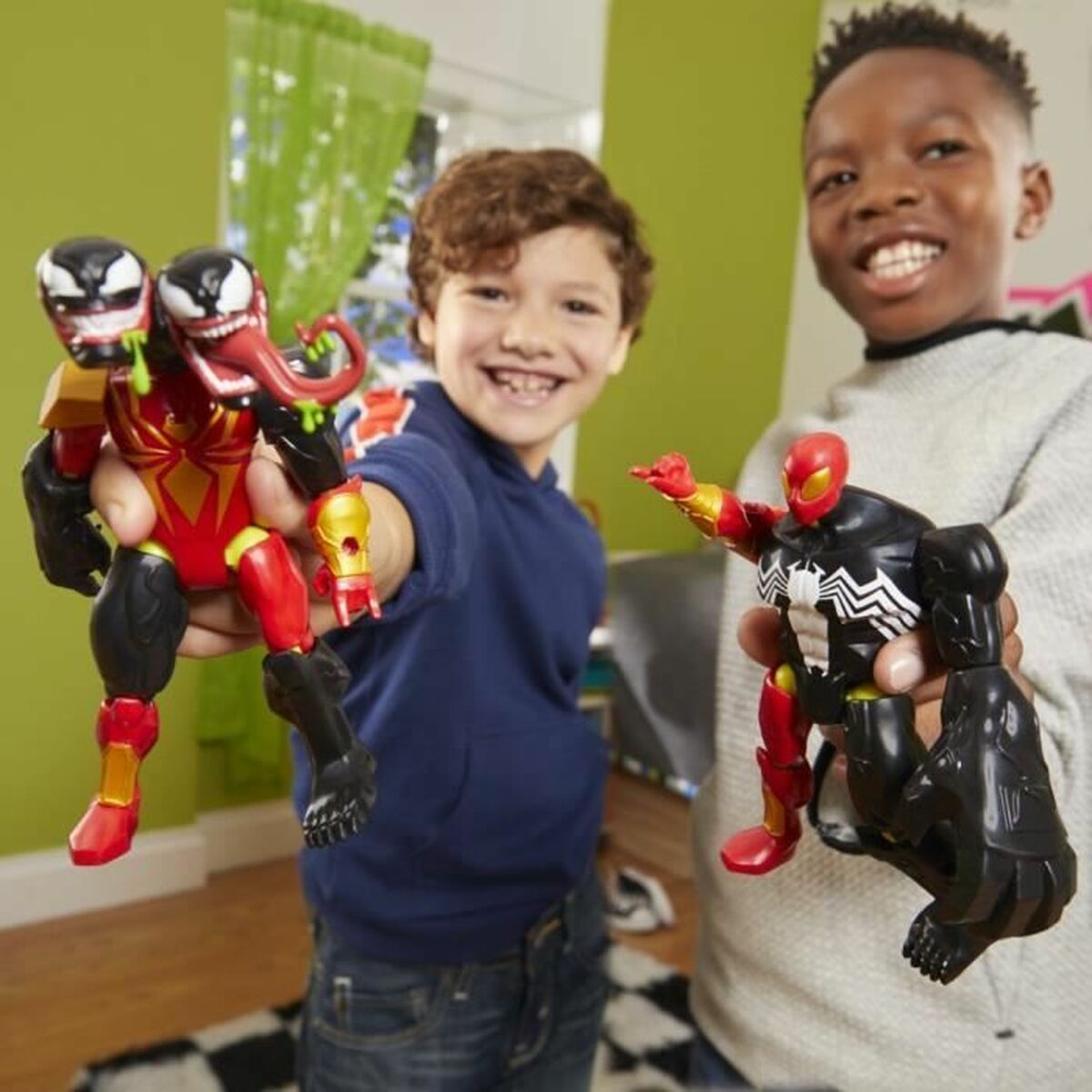 Figura îmbinată Hasbro MixMashers Iron Spider Deluxe - Jucarii si jocuri, Păpuși și figurine