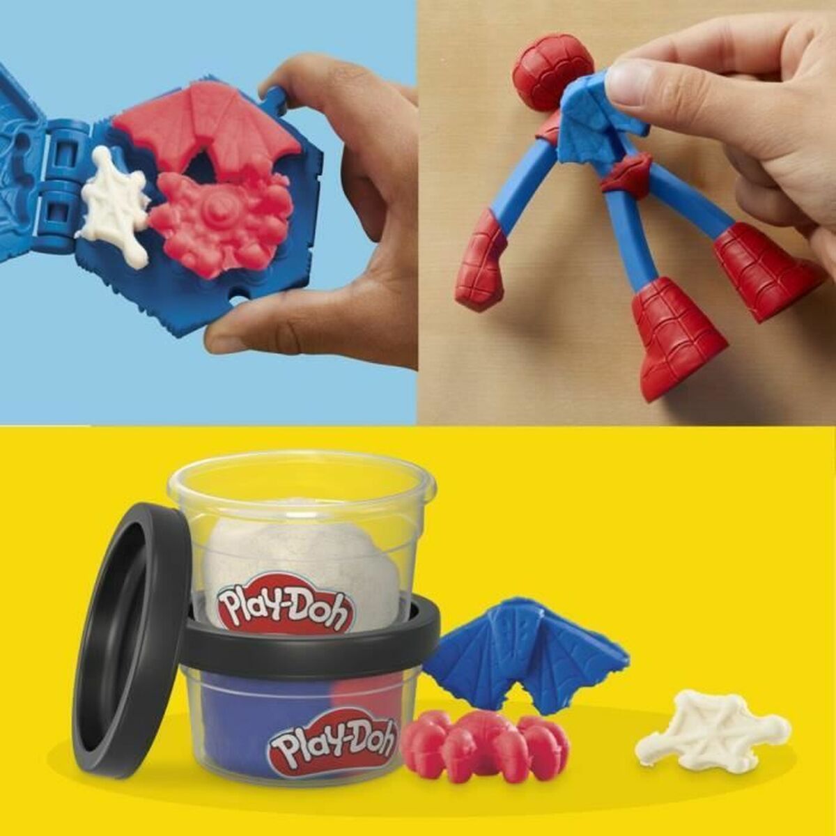 Joc de Plastilină Play-Doh My Web Creator Galben - Jucarii si jocuri, Activități creative