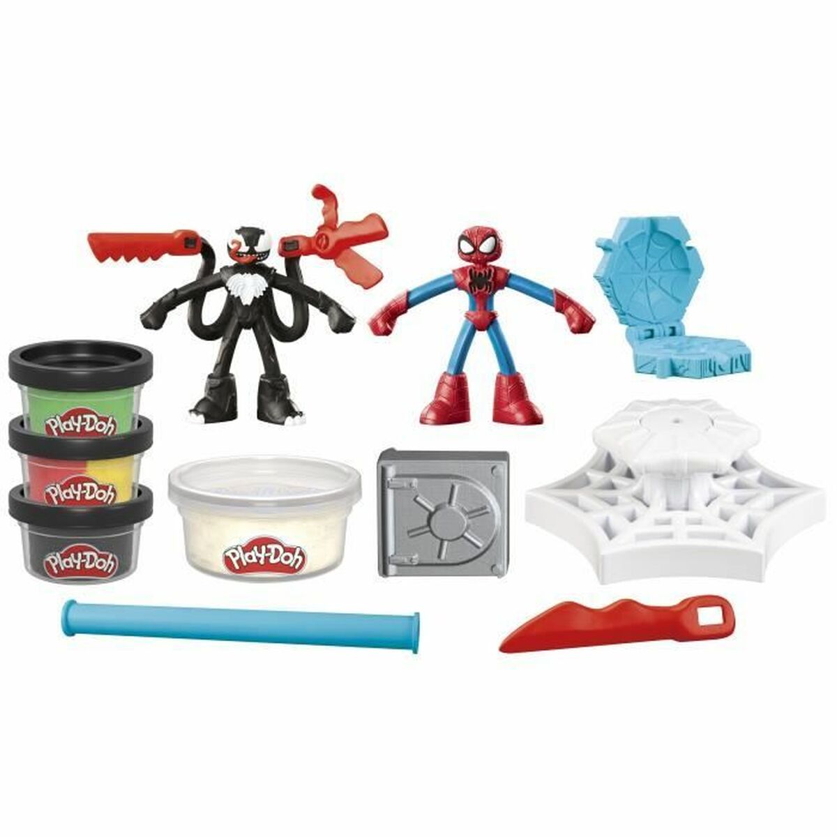 Joc de Plastilină Play-Doh Spider-Man Slash Attack Multicolor - Jucarii si jocuri, Activități creative