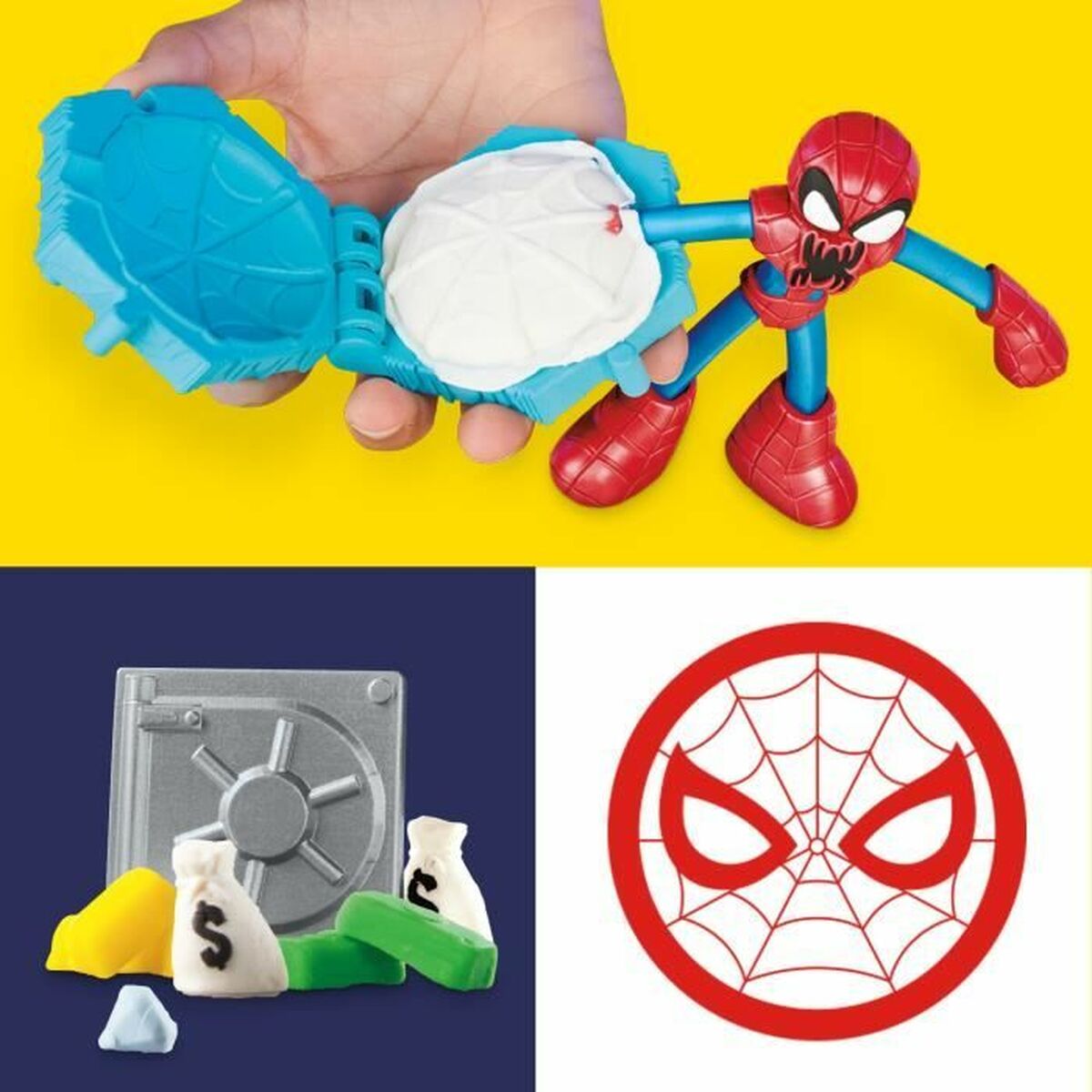 Joc de Plastilină Play-Doh Spider-Man Slash Attack Multicolor - Jucarii si jocuri, Activități creative