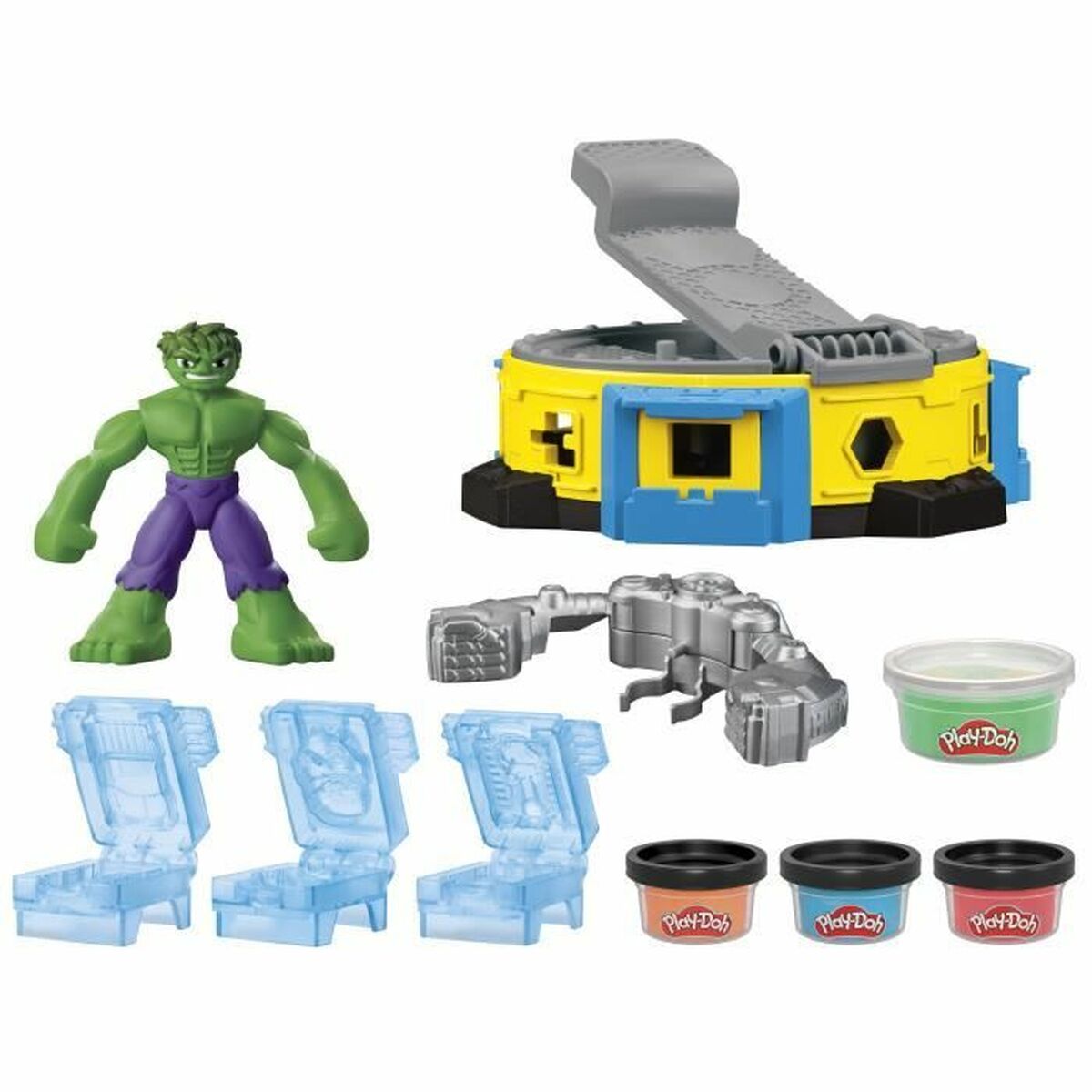 Joc de Plastilină Play-Doh Hulk Smash It All Multicolor - Jucarii si jocuri, Activități creative