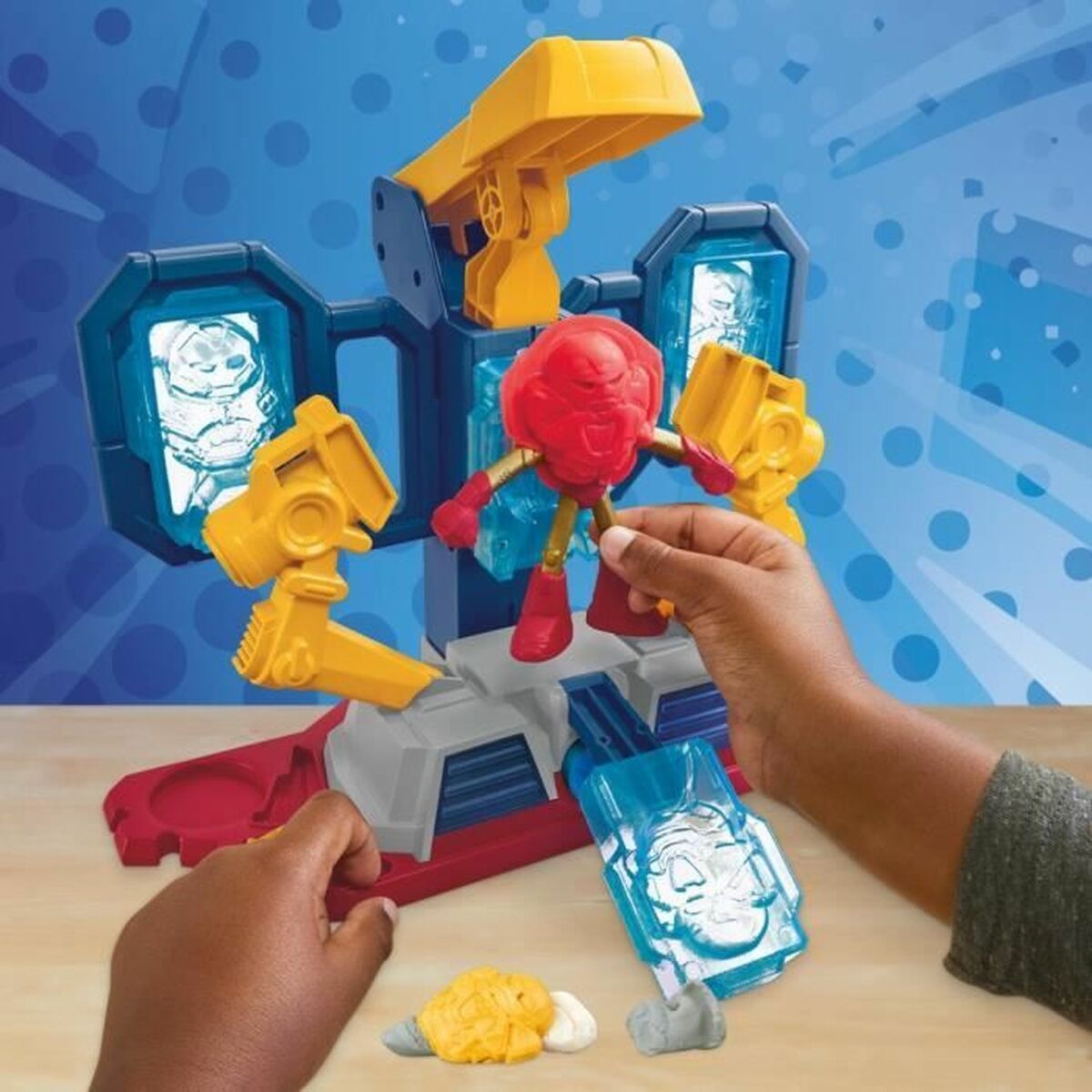 Joc de Plastilină Play-Doh Iron Man Armor Factory Galben - Jucarii si jocuri, Activități creative