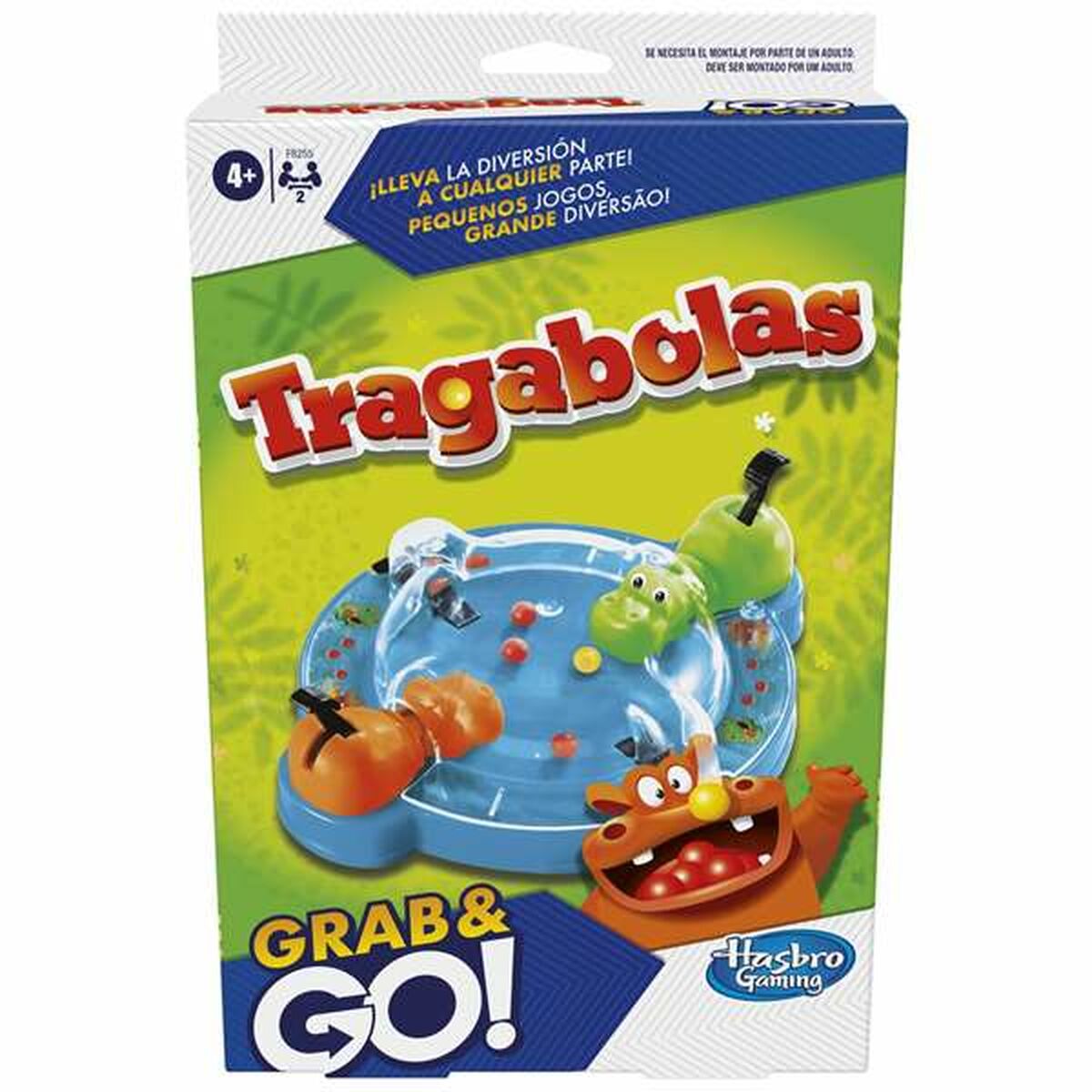 Joc de Masă Hasbro Hippos Grab And Go - Jucarii si jocuri, Jocuri și accesorii