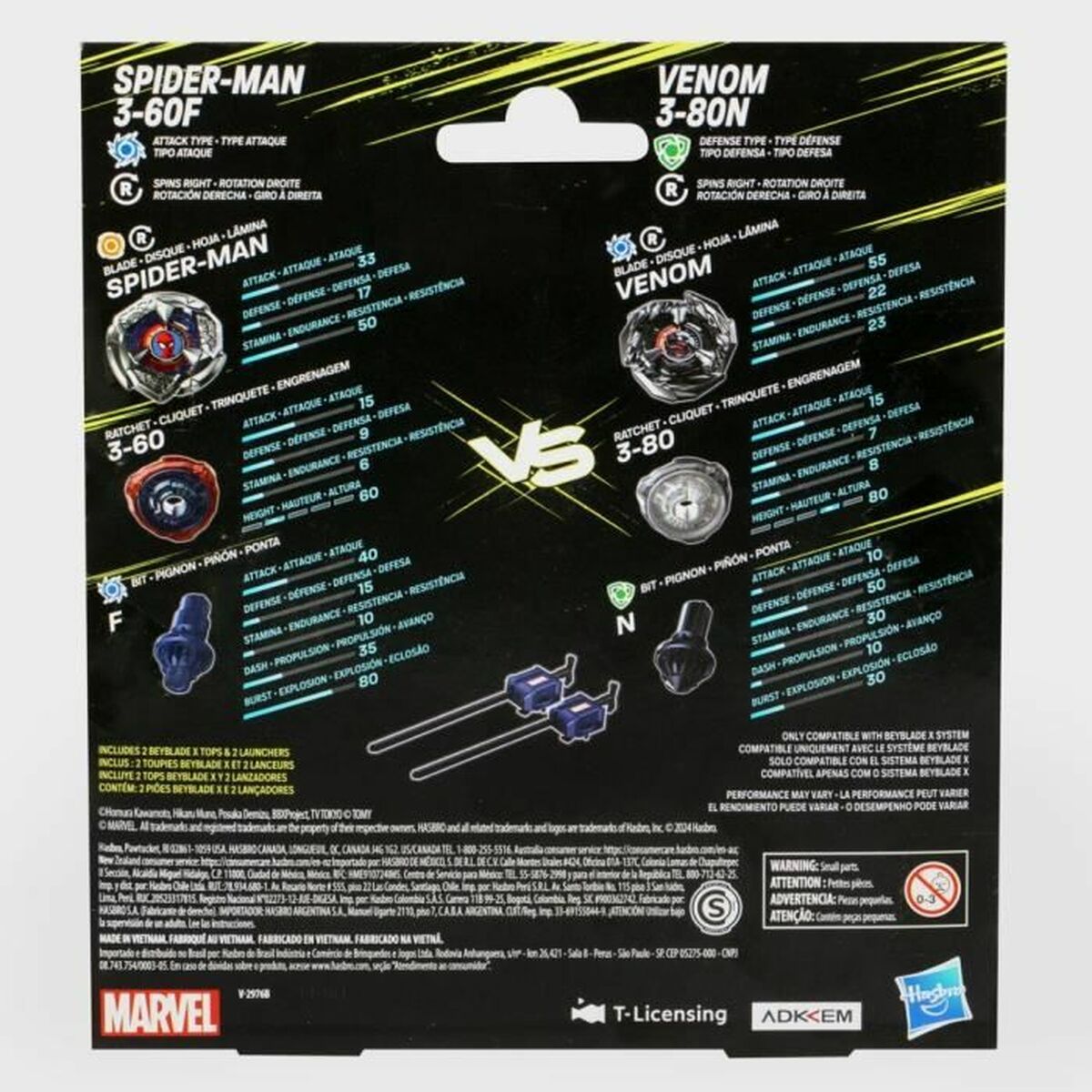 Playset Hasbro Spider-Man 3-60F vs. Venom 3-80N - Jucarii si jocuri, Păpuși și figurine