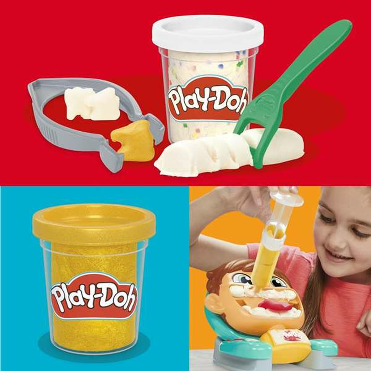 Set Dentist Play-Doh Dr Drill Hasbro - Jucarii si jocuri, Activități creative
