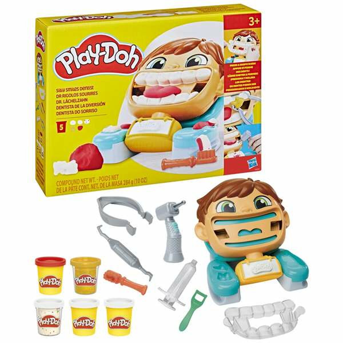 Set Dentist Play-Doh Dr Drill Hasbro - Jucarii si jocuri, Activități creative