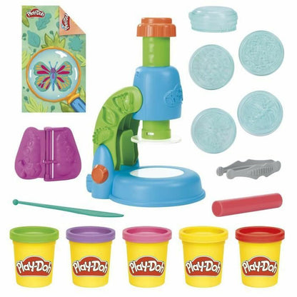 Joc de Plastilină Play-Doh Mi Pequeño Microscopio Galben - Jucarii si jocuri, Activități creative
