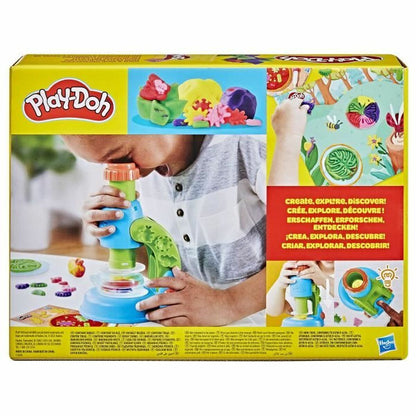 Joc de Plastilină Play-Doh Mi Pequeño Microscopio Galben - Jucarii si jocuri, Activități creative