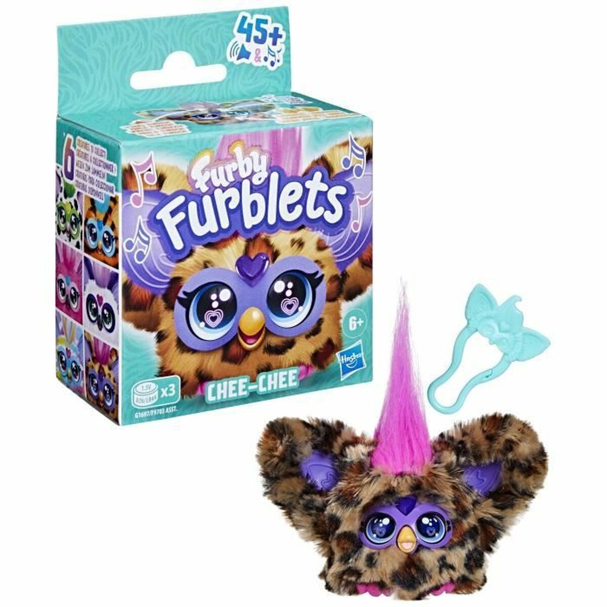 Jucărie de Pluș Hasbro Furblets Chee-Chee Maro Flauș Animal - Jucarii si jocuri, Jucării de pluș