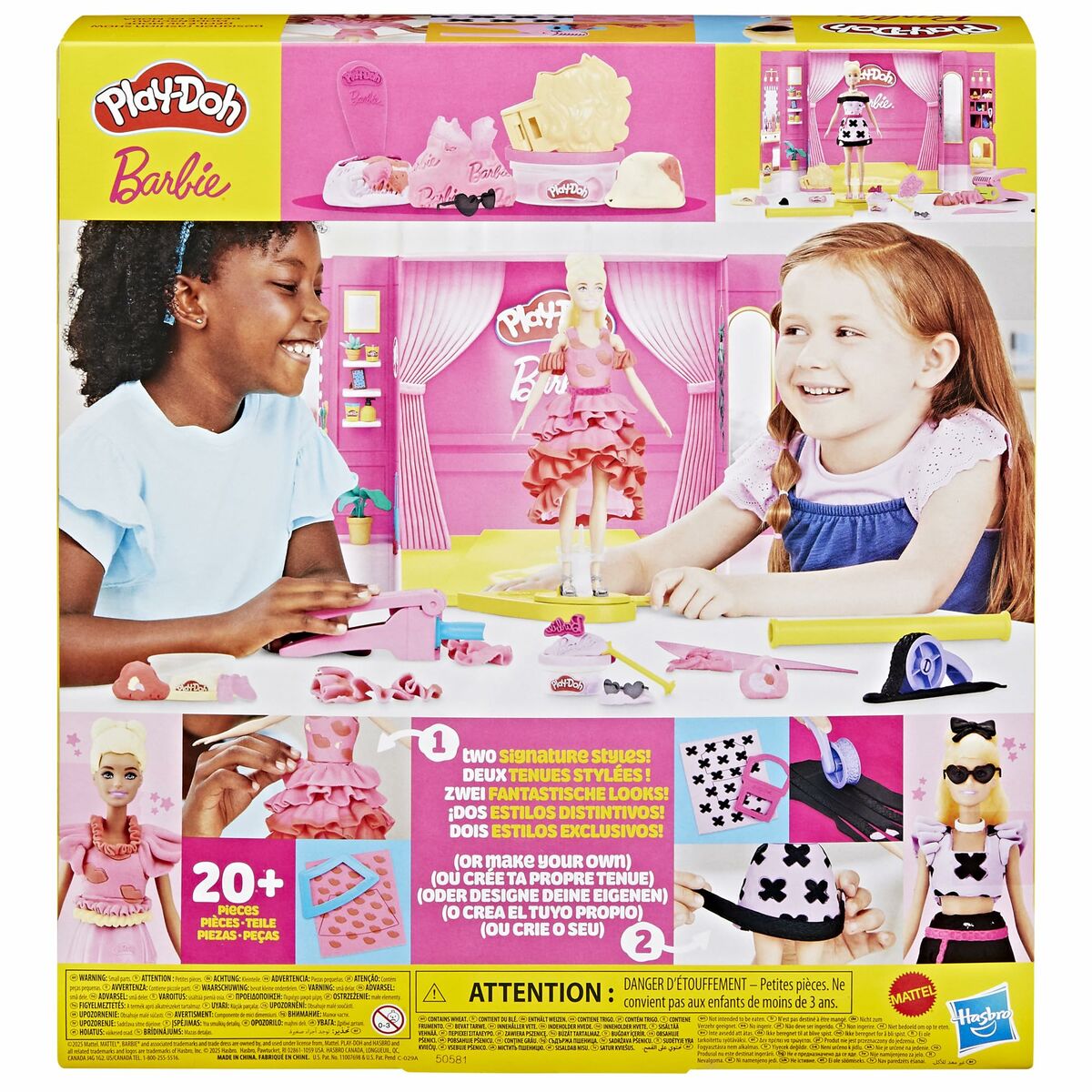 Joc de Plastilină Play-Doh Barbie Designer Fashion Show Multicolor - Jucarii si jocuri, Activități creative