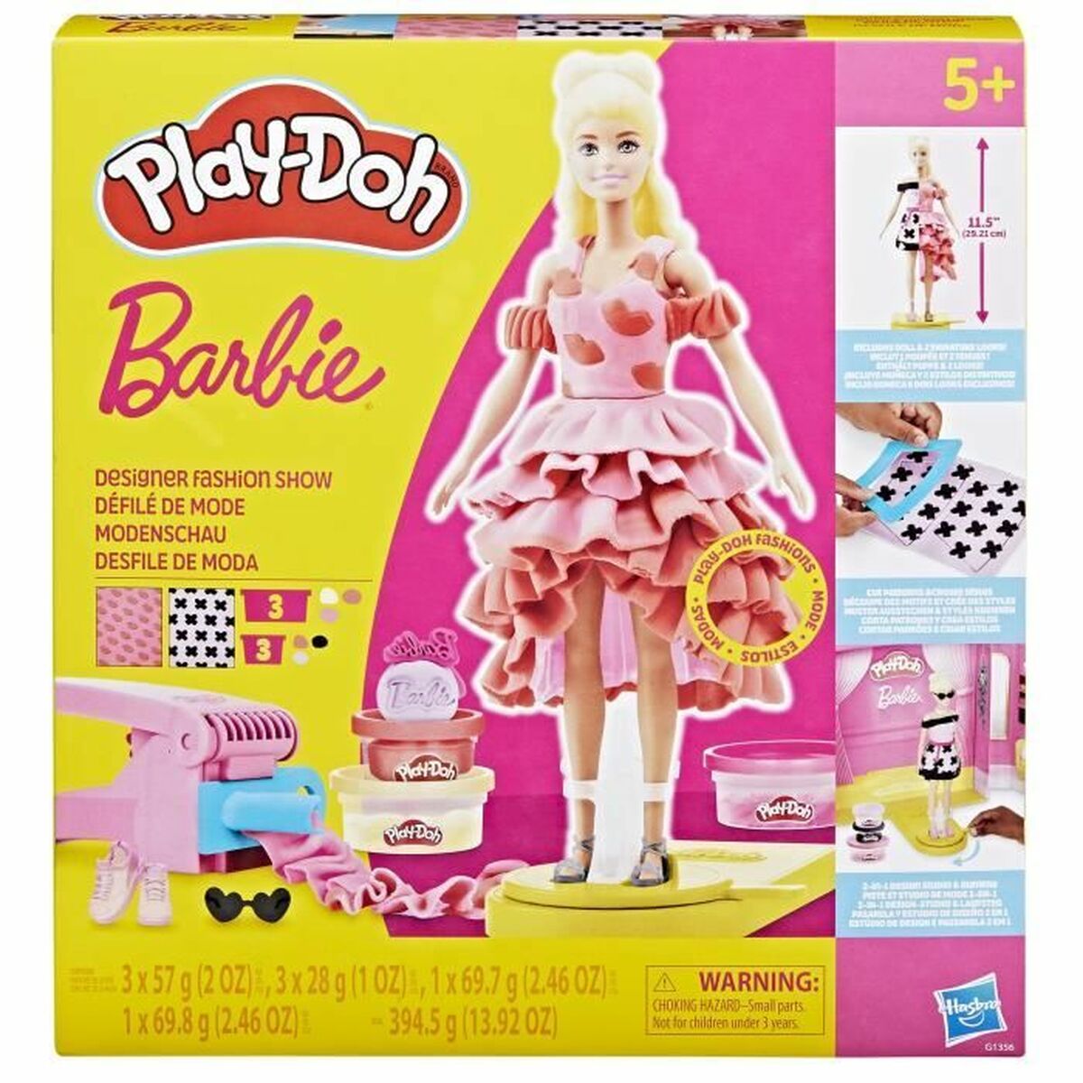 Joc de Plastilină Play-Doh Barbie Designer Fashion Show Multicolor - Jucarii si jocuri, Activități creative