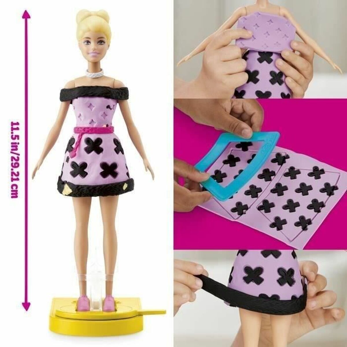 Joc de Plastilină Play-Doh Barbie Designer Fashion Show Multicolor - Jucarii si jocuri, Activități creative