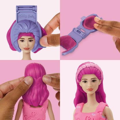 Joc de Plastilină Play-Doh Barbie Hearts & Hair Multicolor - Jucarii si jocuri, Activități creative