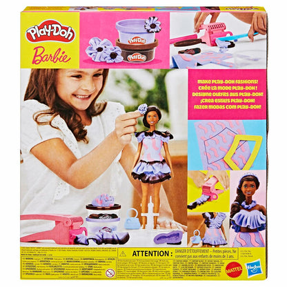 Joc de Plastilină Play-Doh Barbie Fashionista Ruffles Multicolor 730 g - Jucarii si jocuri, Activități creative