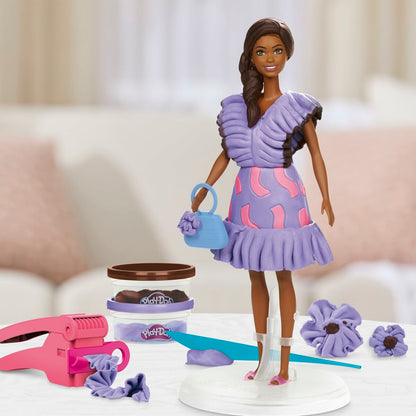 Joc de Plastilină Play-Doh Barbie Fashionista Ruffles Multicolor 730 g - Jucarii si jocuri, Activități creative